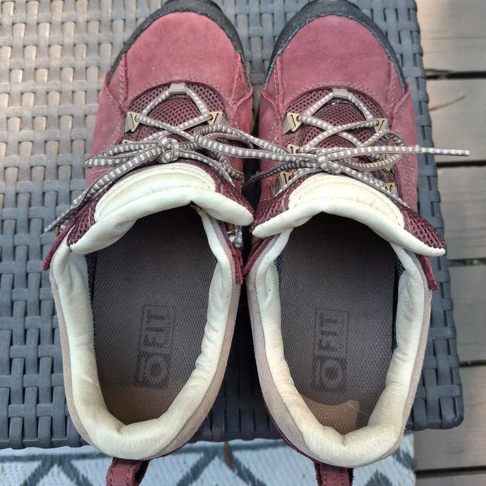 Oboz sapphire low B-Dry waterproof trail walking hiking shoes leather womens US - Picture 5 of 11